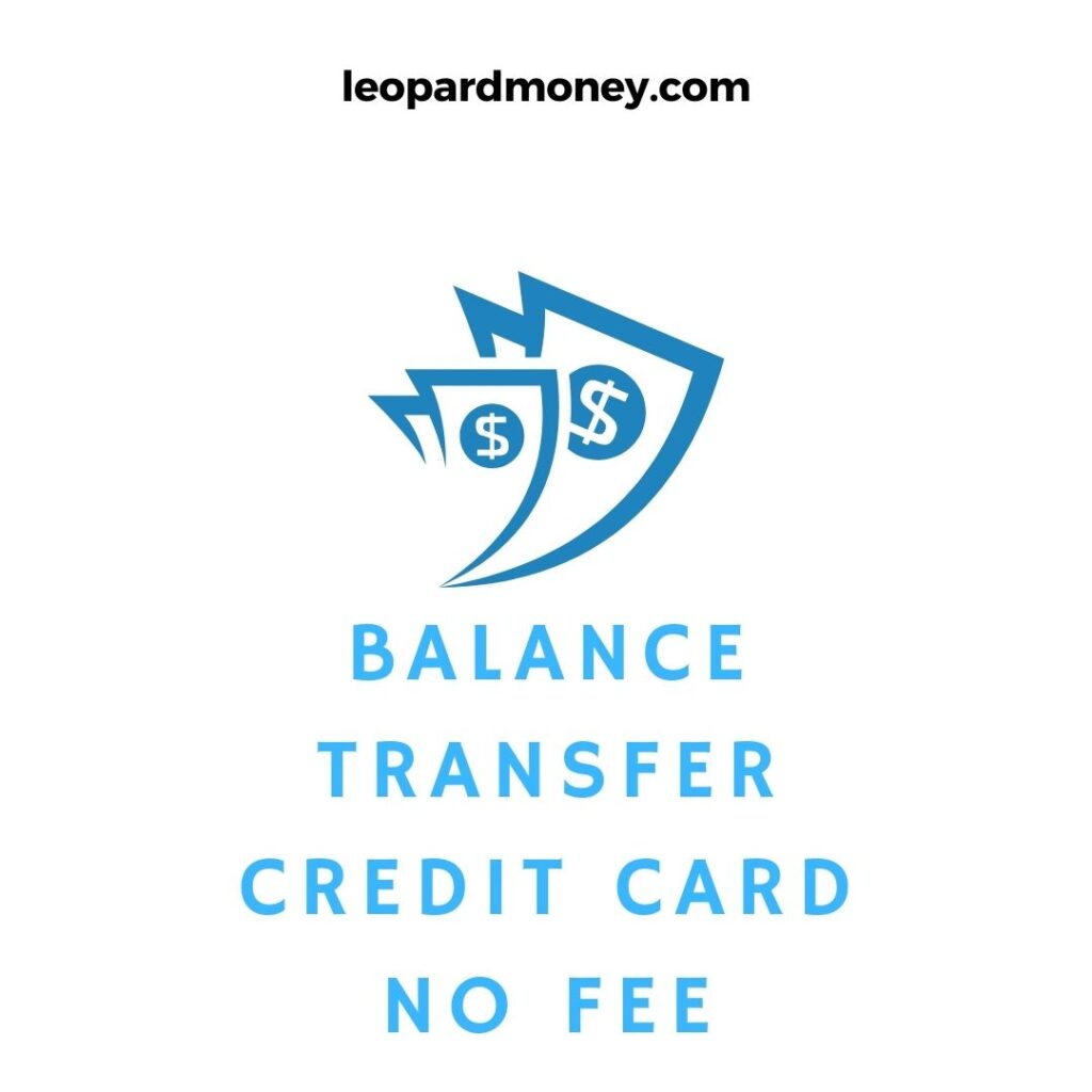 Balance Transfer Credit Card No Fee 