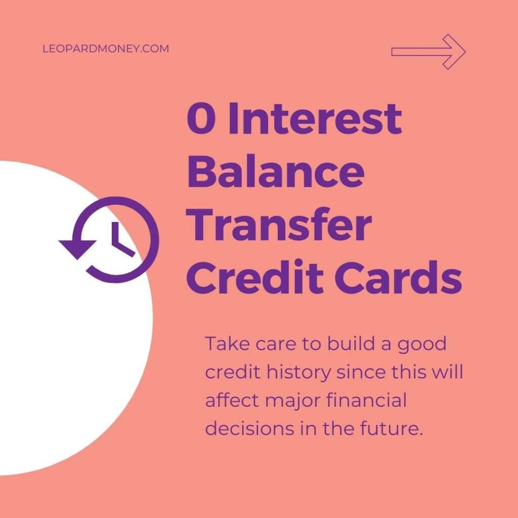 0 Interest Balance Transfer Credit cards 